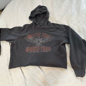 Cropped Sweat Shirt Size M Hollister